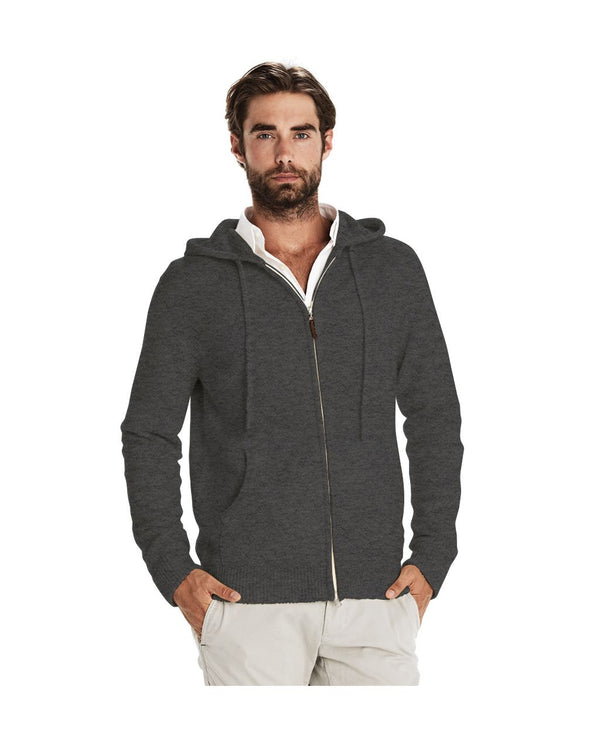 Hoodie Zipper Man 6-Fädig